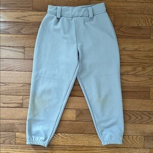 EASTON baseball pants youth size medium gray grey
